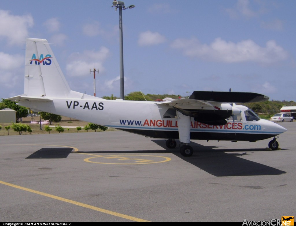 VP-AAS - Britten-Norman BN-2A Islander - Anguilla Air Services