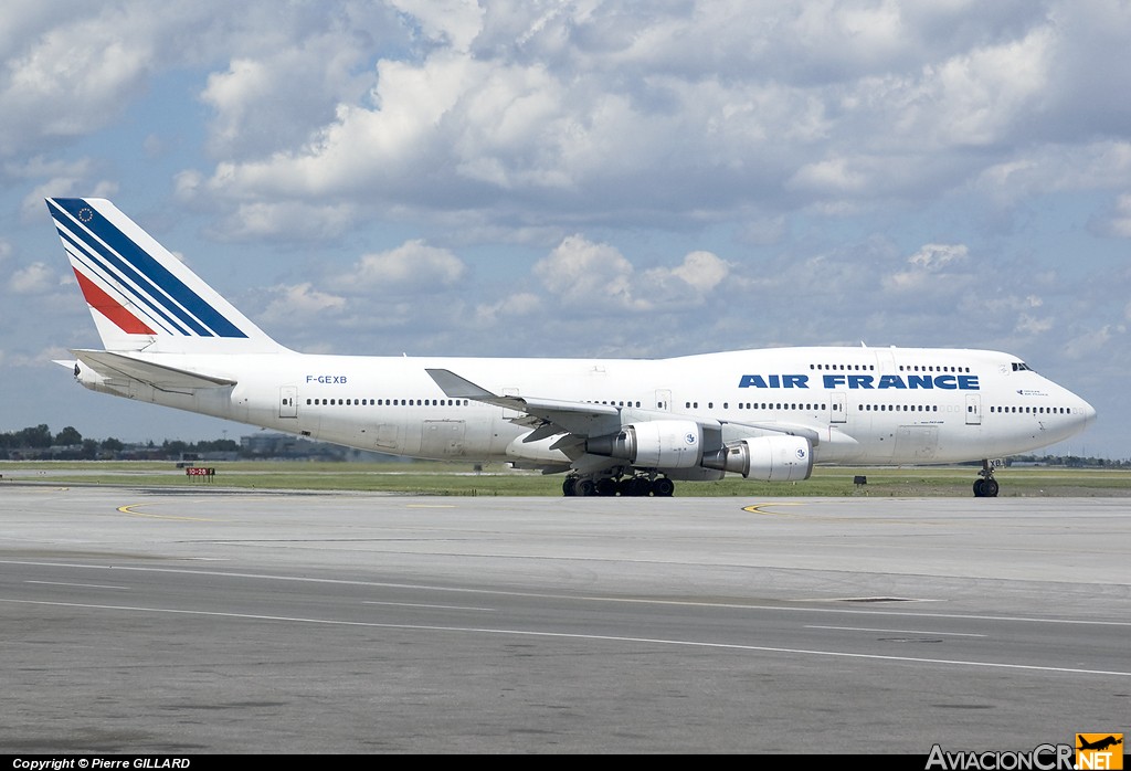 F-GEXB - Boeing 747-4B3 - Air France