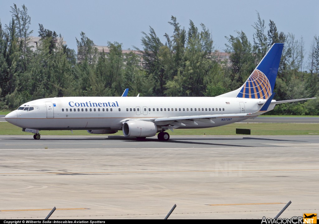 N37287 - Boeing 737-824 - Continental Airlines