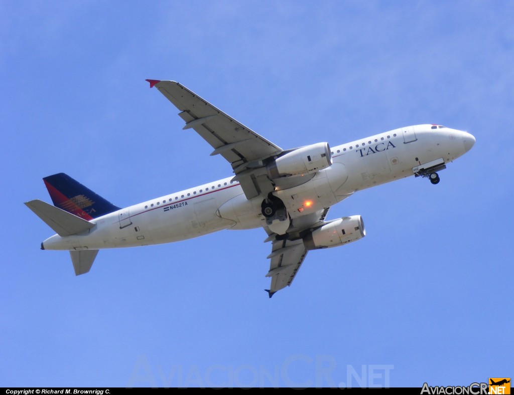 N452TA - Airbus A320-233 - TACA