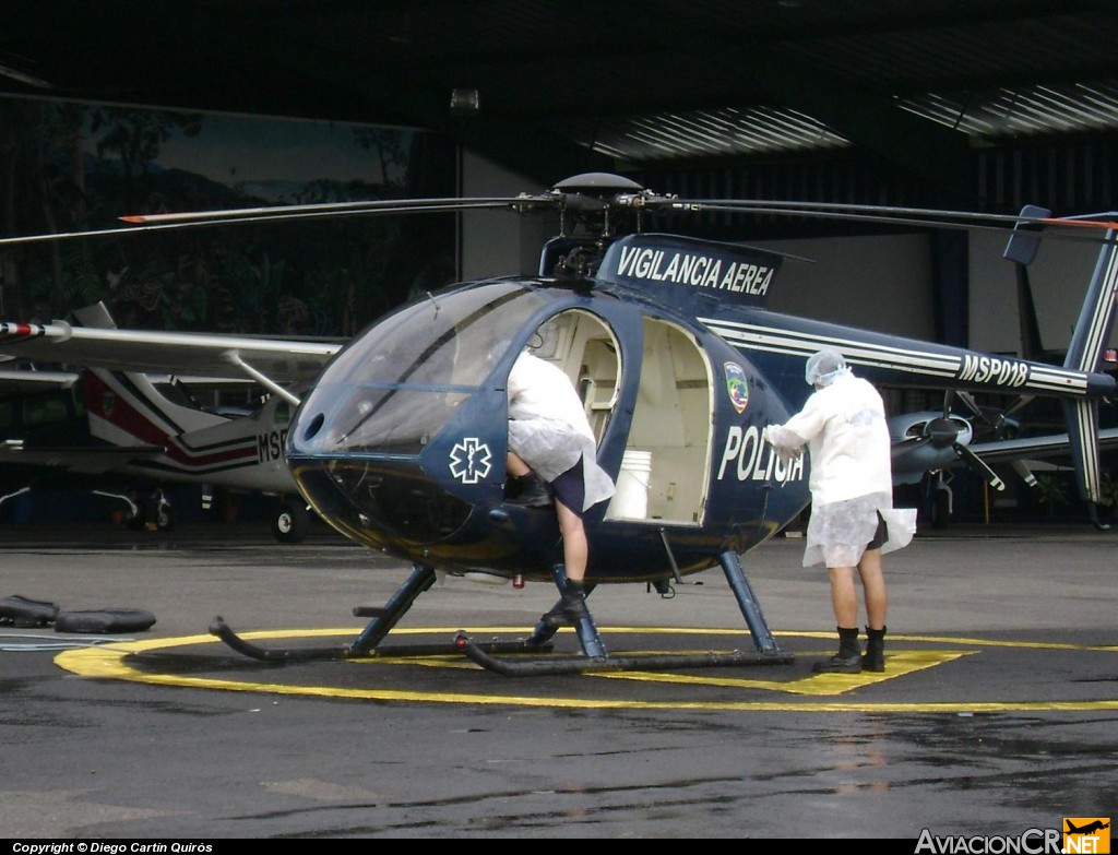 MSP018 - Hughes MD500E - Ministerio de Seguridad Pública - Costa Rica