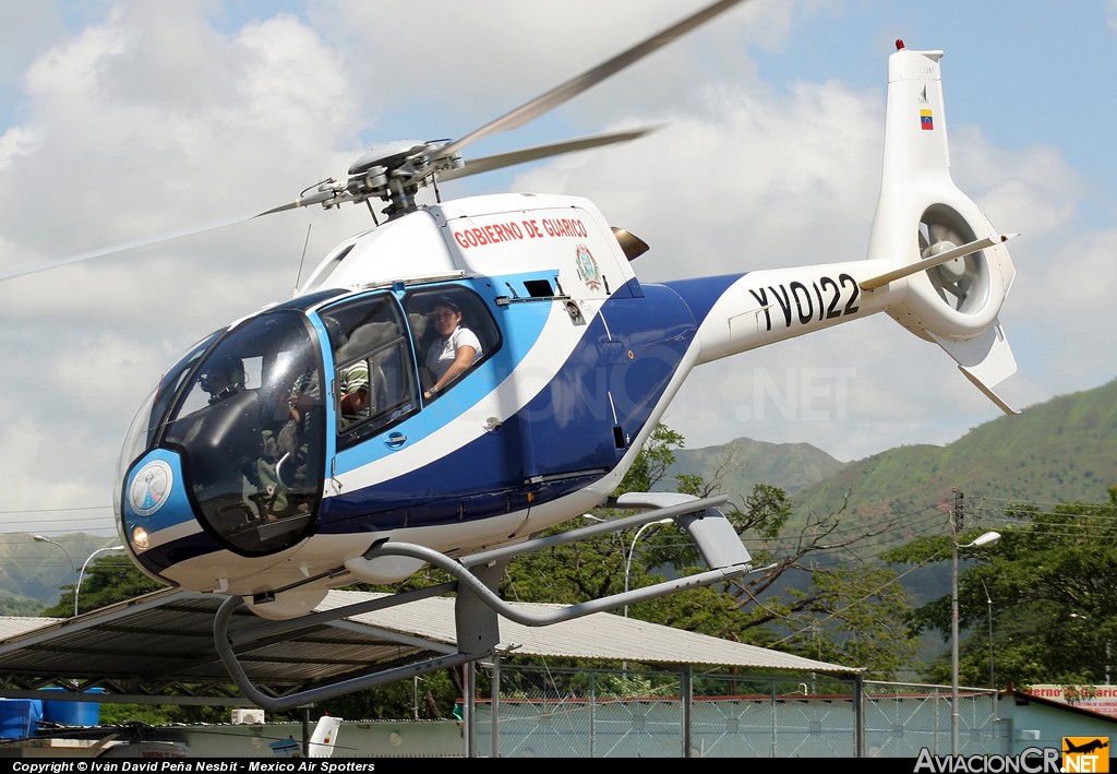 YVO122 - Eurocopter EC-120 Colibri - Gobiernoí - Gobernacion del Estado Guarico