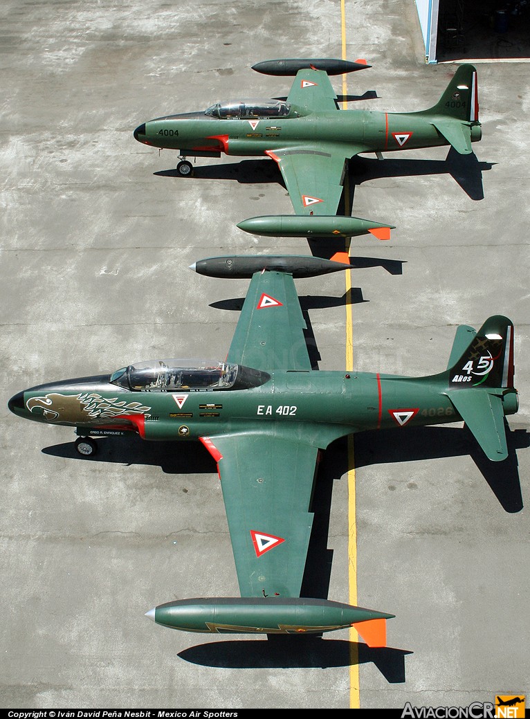 4026 - Lockheed T-33A Shooting Star - Fuerza Aerea Mexicana FAM
