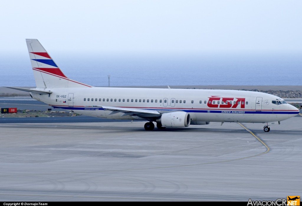 OK-VGZ - Boeing 737-4K5 - Czech Airlines