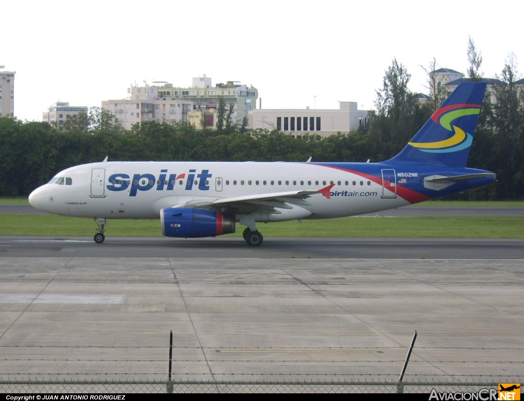 N502NK - Airbus A319-132 - Spirit