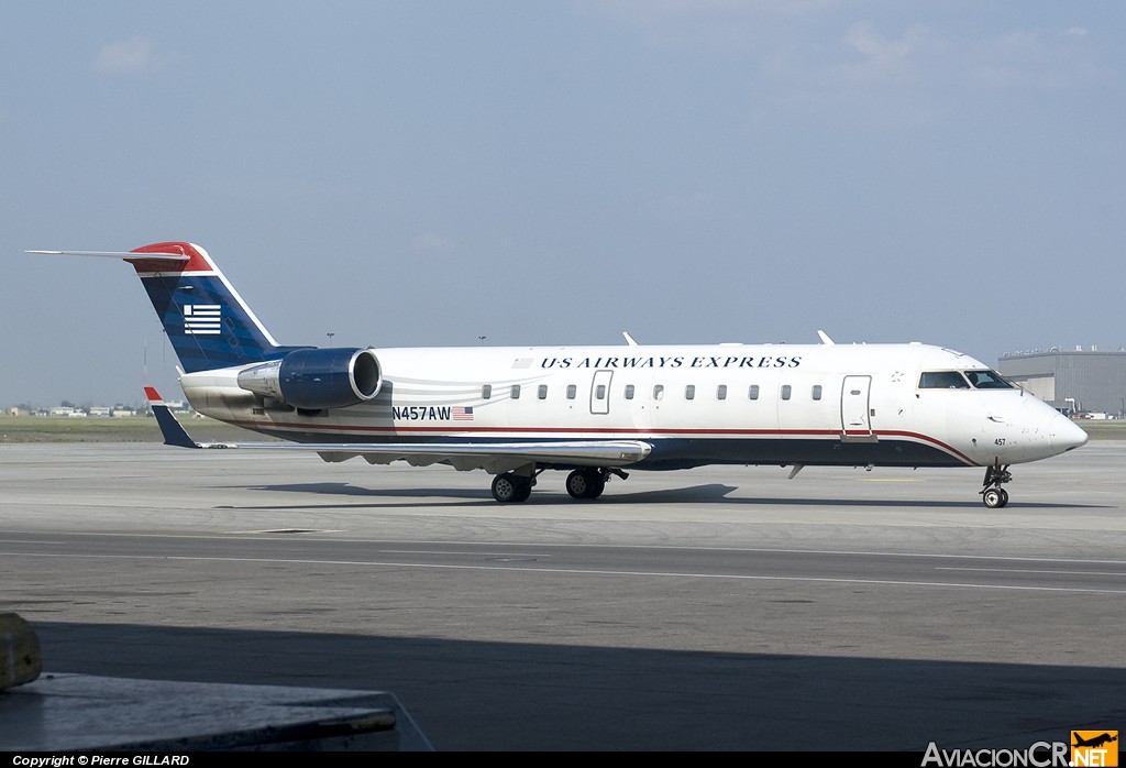 N457AW - Bombardier CRJ (Canadair Regional Jet) - Air Wisconsin - US Airways Express
