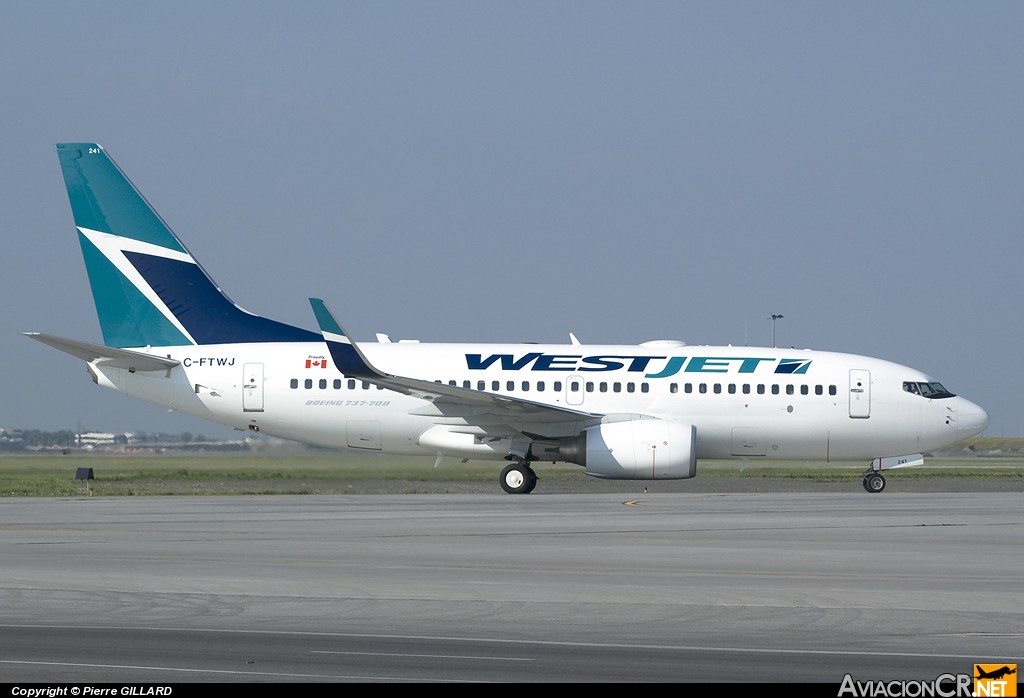 C-FTWJ - Boeing 737-7CT - Westjet