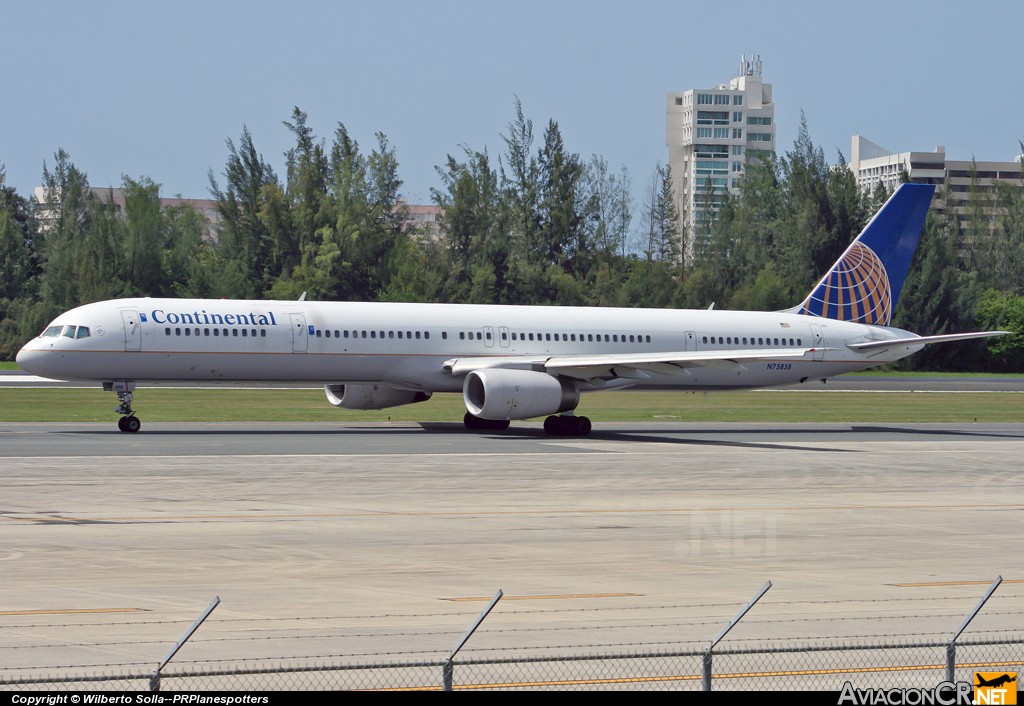 N75858 - Boeing 757-324 - Continental Airlines