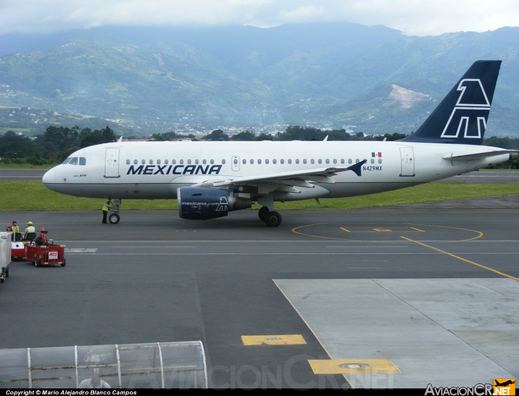 N429MX - Airbus A319-112 - Mexicana