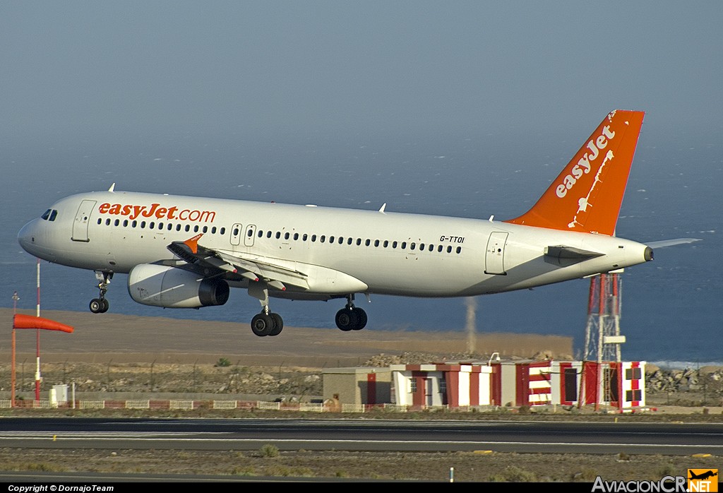 G-TTOI - Airbus A320-232 - EasyJet Airline