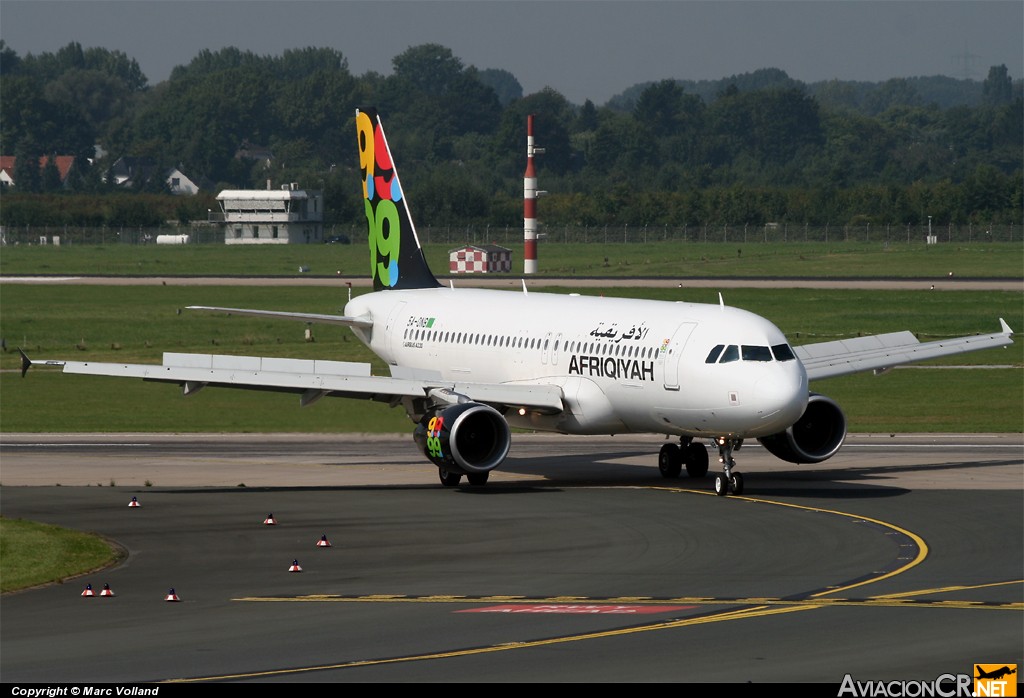 5A-ONB - Airbus A320-214 - Afriqiyah
