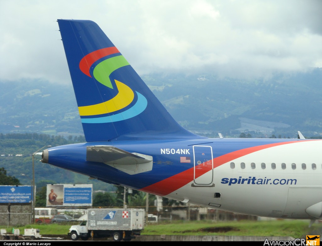 N504NK - Airbus A319-132 - Spirit Airlines