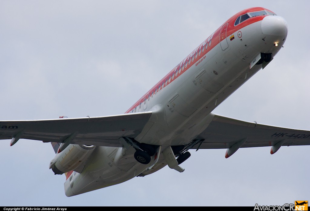 HK-4420 - Fokker 100 - Avianca Colombia