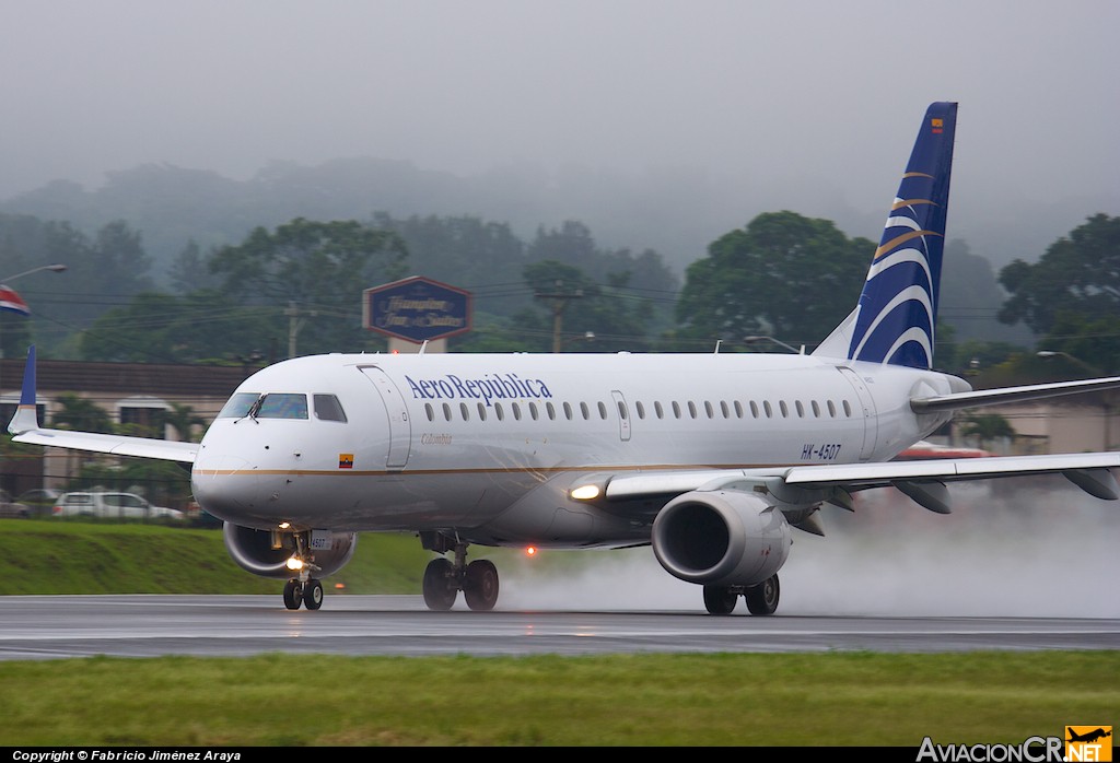 HK-4507 - Embraer 190-100AR - AeroRepublica