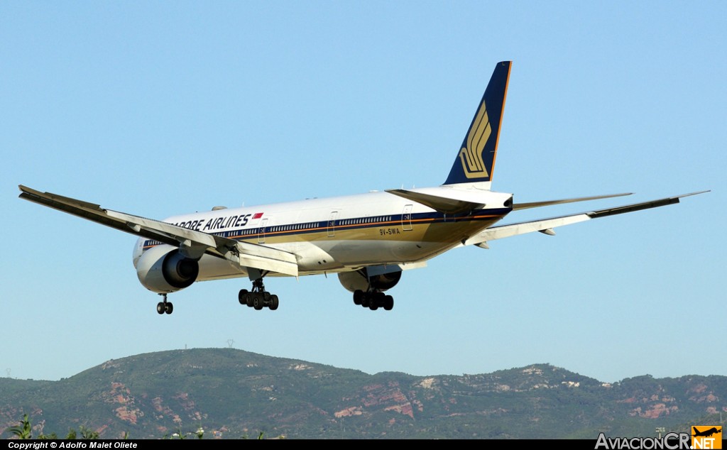 9V-SWA - Boeing 777-312-ER - Singapore Airlines