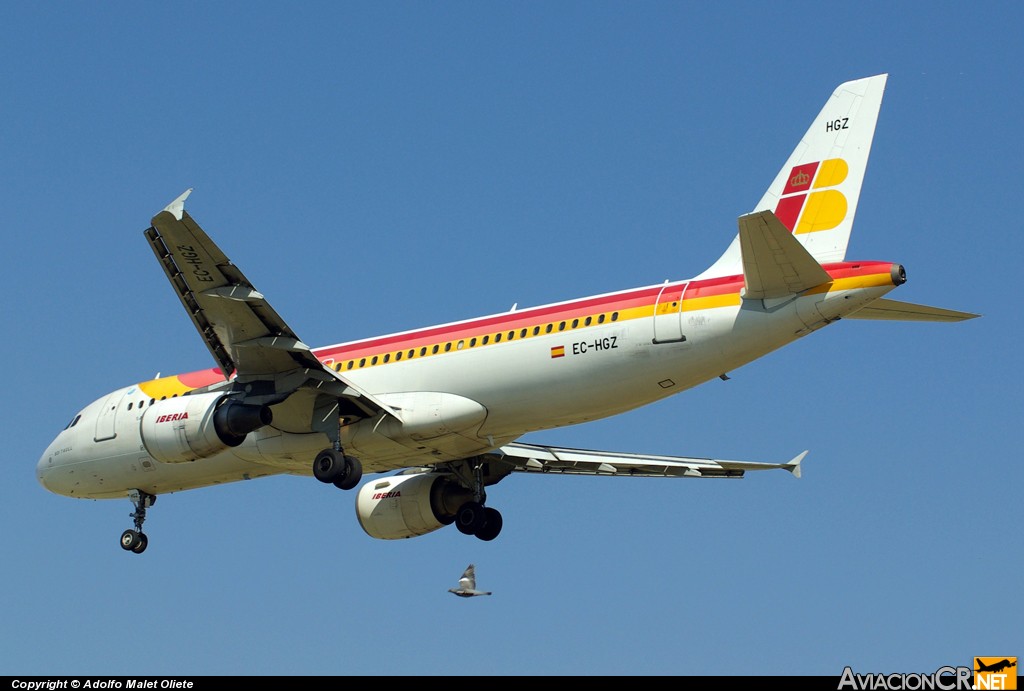 EC-HGZ - Airbus A320-214 - Iberia