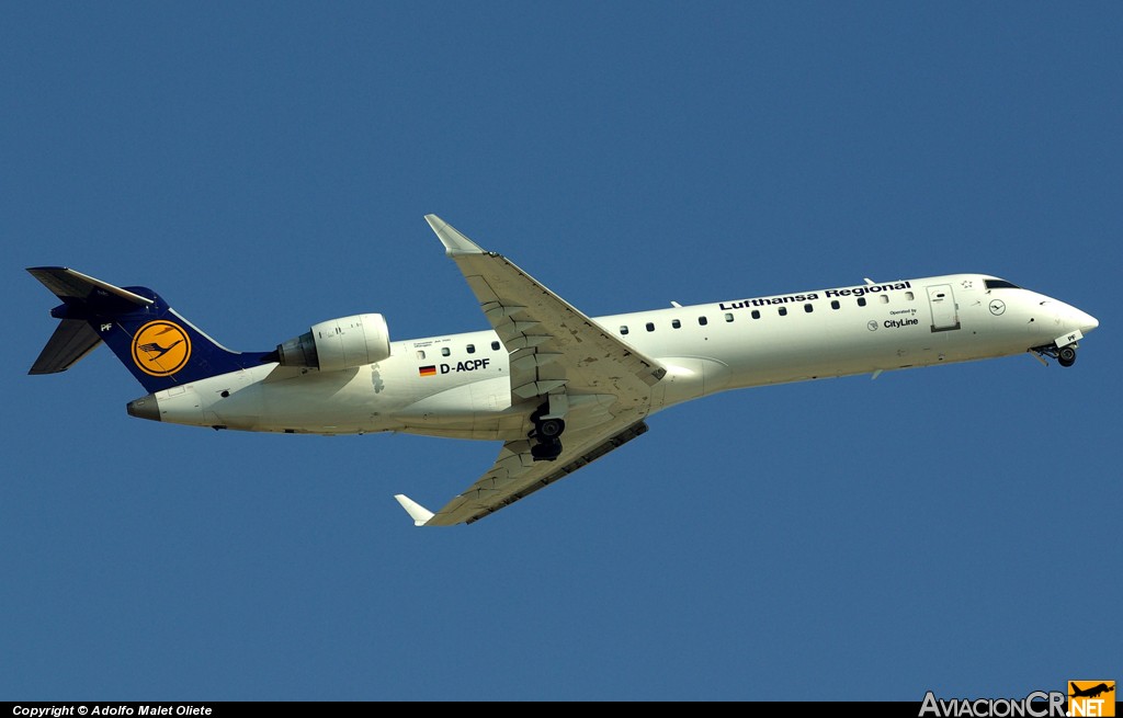 D-ACPF - Canadair CL-600-2C10 Regional Jet CRJ-701 - Lufthansa Cityline