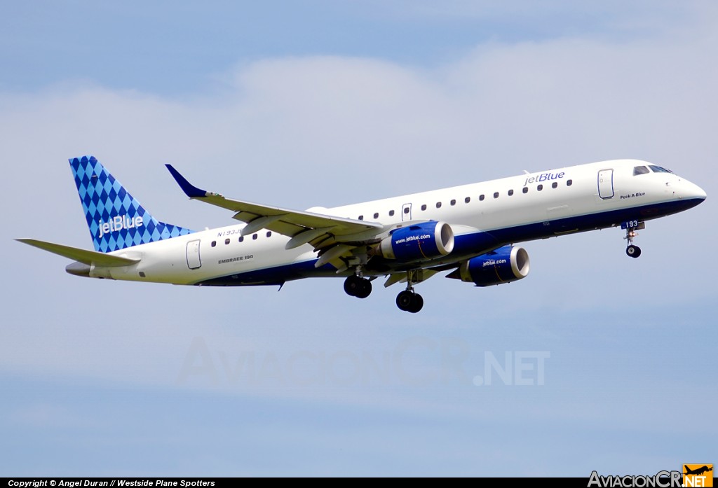 N193JB - Embraer ERJ 190-100 IGW - Jet Blue