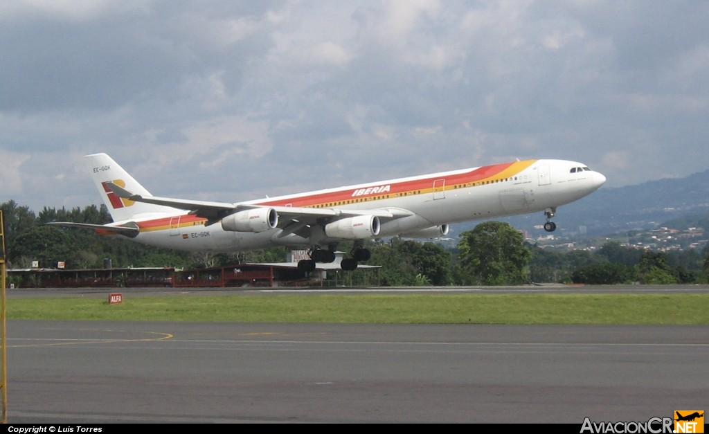 EC-GQK - Airbus A340-313X - Iberia