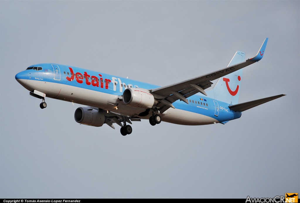 OO-VAC - Boeing 737-8BK - Jetair Fly