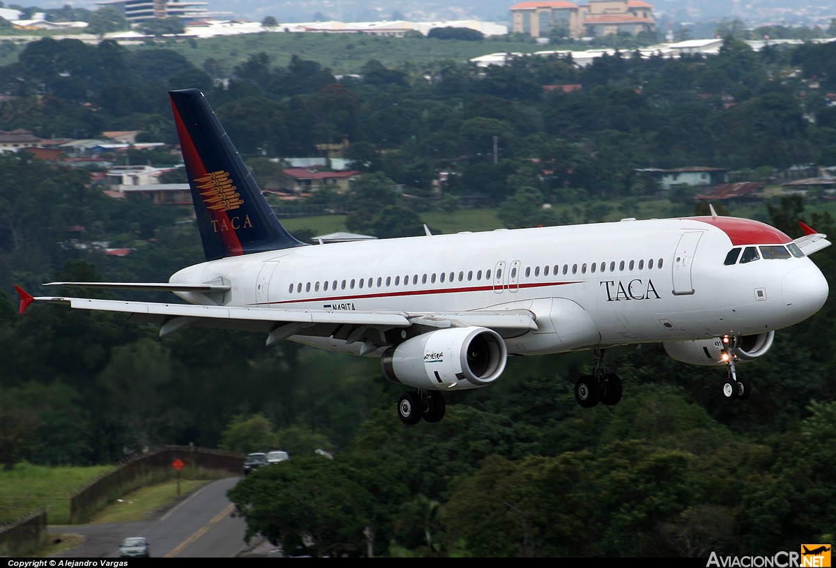 N491TA - Airbus A320-233 - TACA