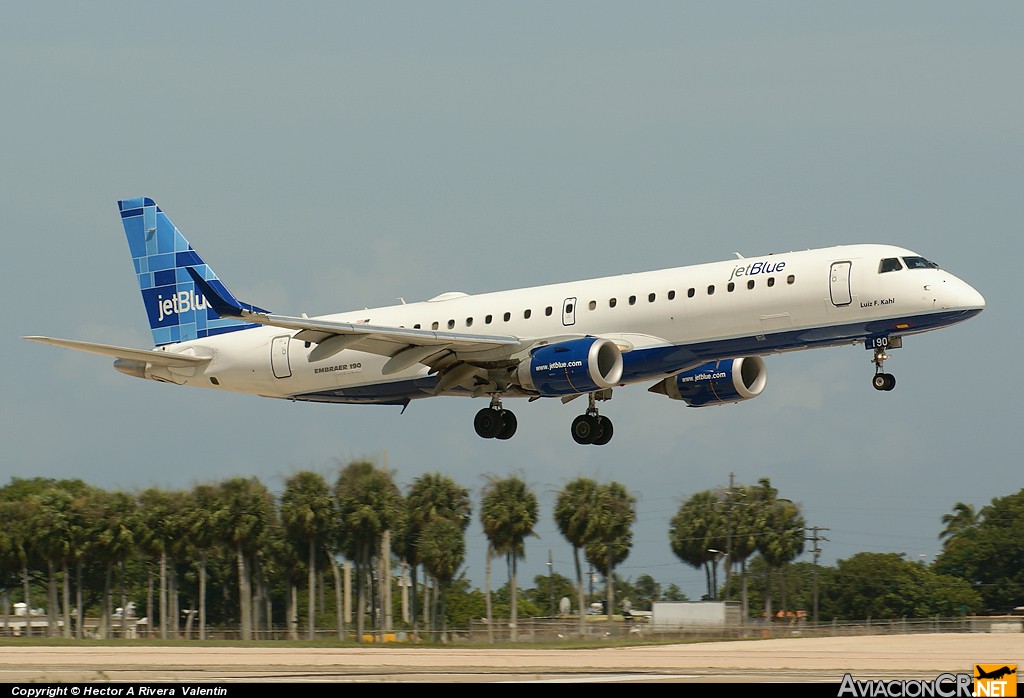 N190JB - Embraer 190-100IGW - Jet Blue