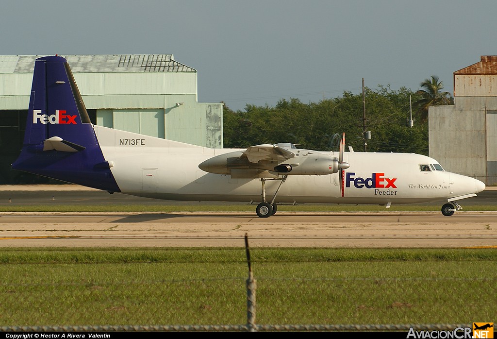 N713FE - Fokker F-27 Friendship - FedEx
