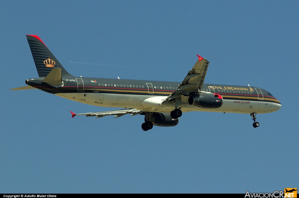 JY-AYH - Airbus A321-231 - Royal Jordanian Airline