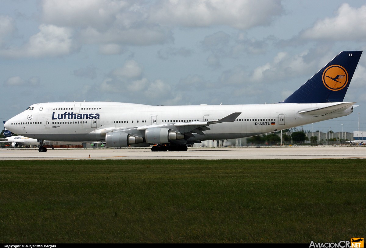 D-ABTL - Boeing 747-430 - Lufthansa