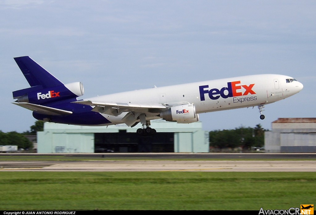 N374FE - McDonnell Douglas MD-10-10F - FedEx