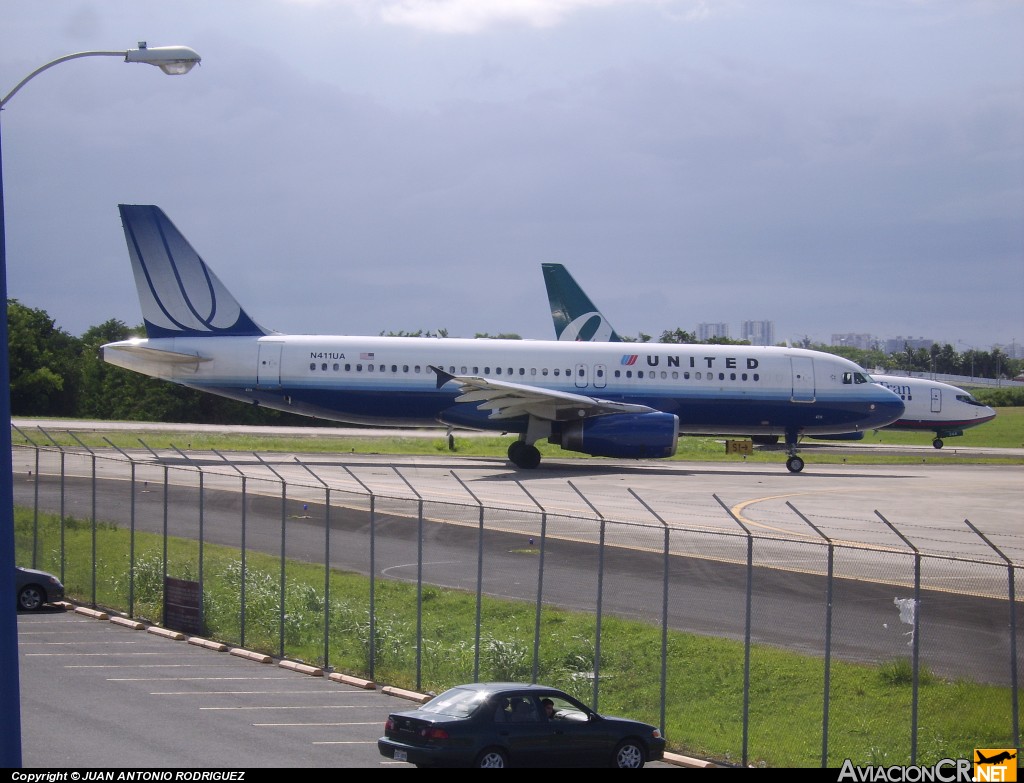 N411UA - Airbus A320-232 - United Airlines
