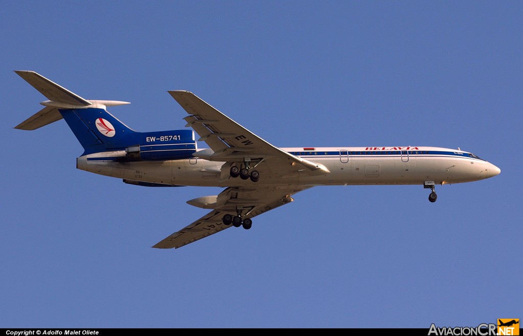 EW-85741 - Tupolev Tu-154M - Belavia