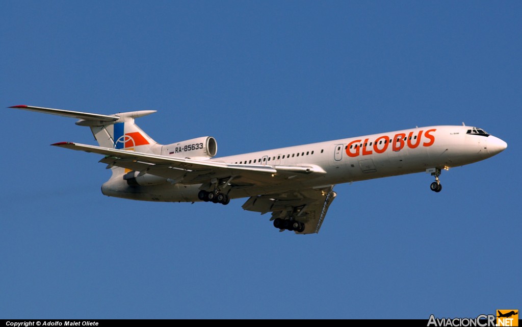 RA-85633 - Tupolev Tu-154M - Globus