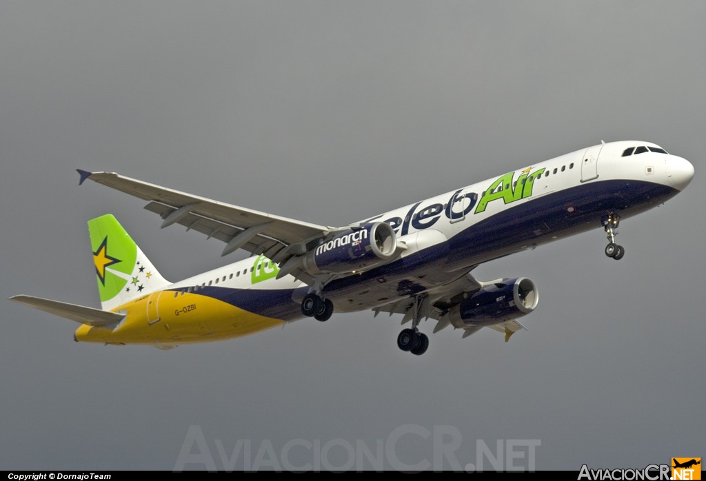 G-OZBI - Airbus A321-231 - Monarch Airlines