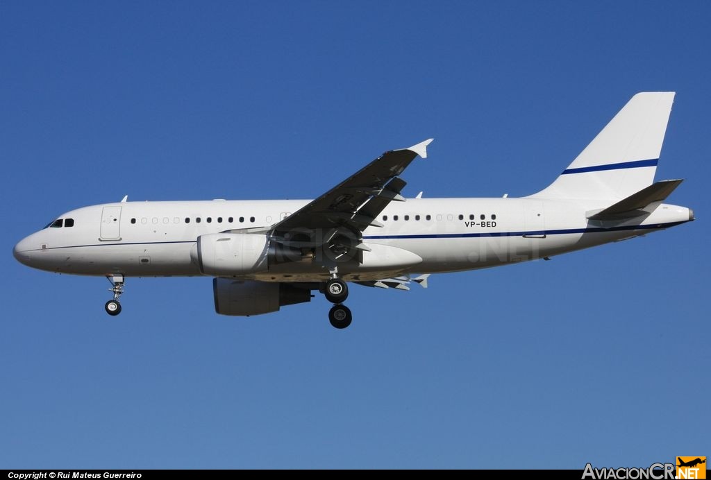 VP-BED - Airbus A319-115X CJ - Sonair Servico Aereo