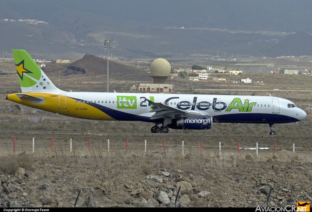 G-OZBI - Airbus A321-231 - Monarch Airlines