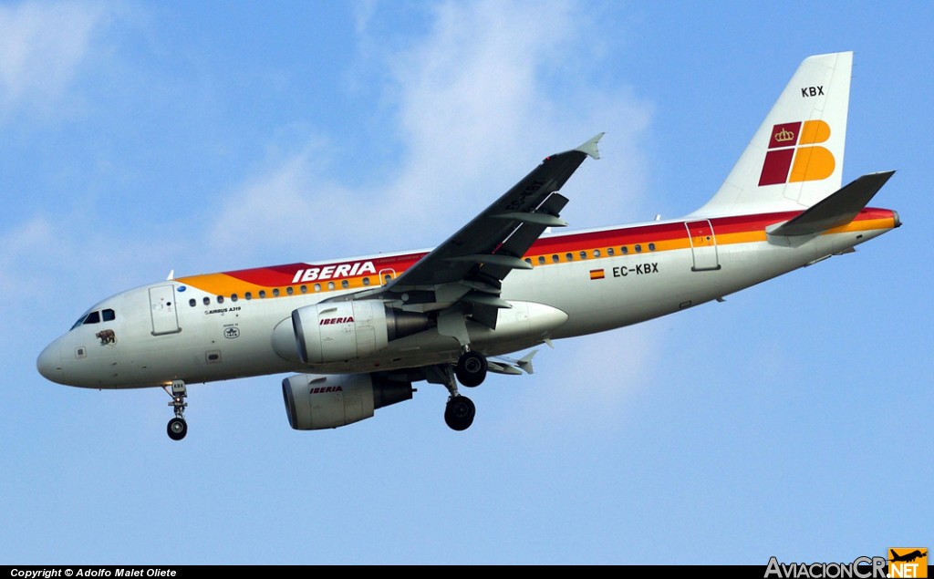 EC-KBX - Airbus A319-111 - Iberia