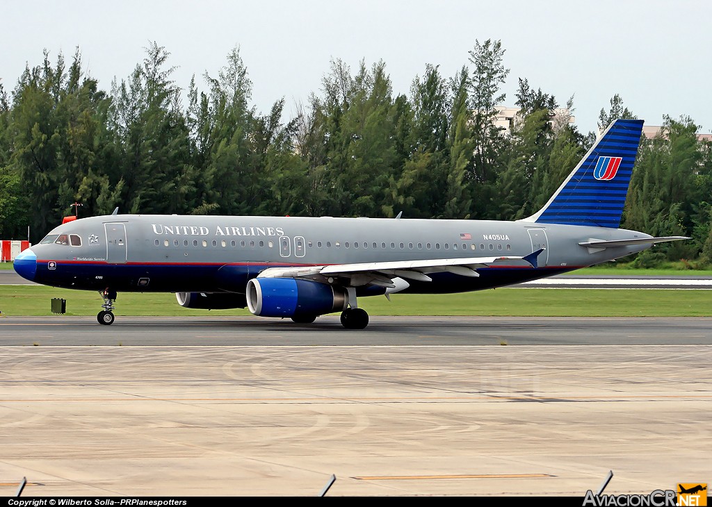 N405UA - Airbus A320-232 - United Airlines
