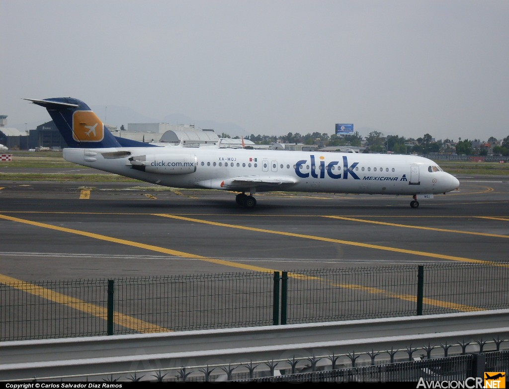 XA-MQJ - Fokker 100 - Click de Mexicana