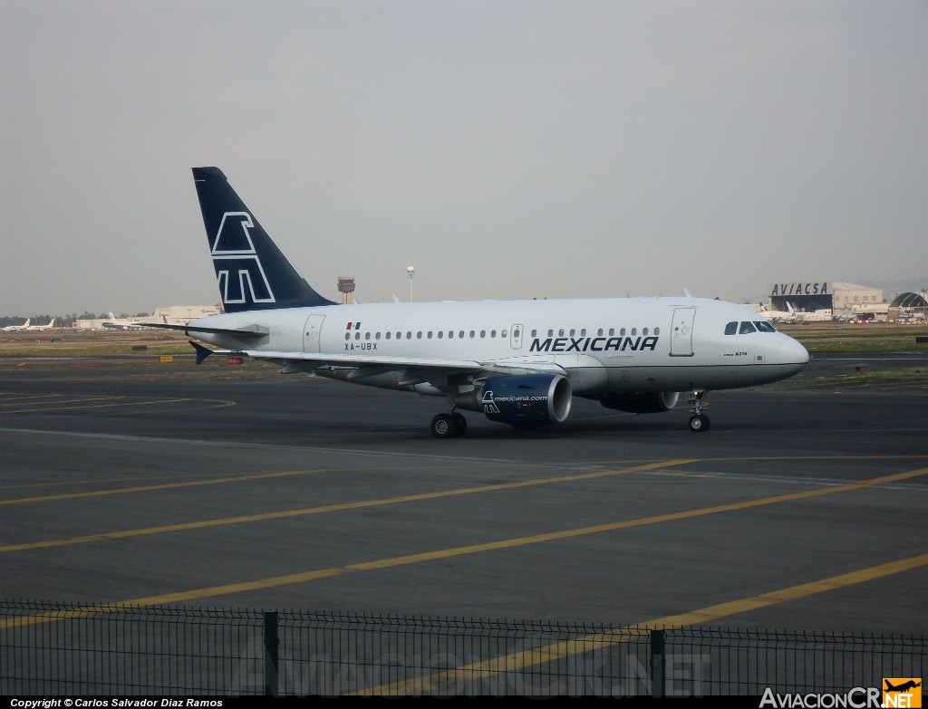 XA-UBX - Airbus A318-111 - Mexicana