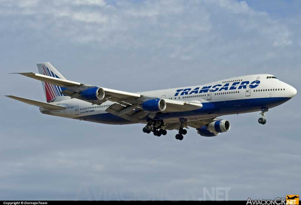 VP-BQC - Boeing 747-219B - Transaero Airlines