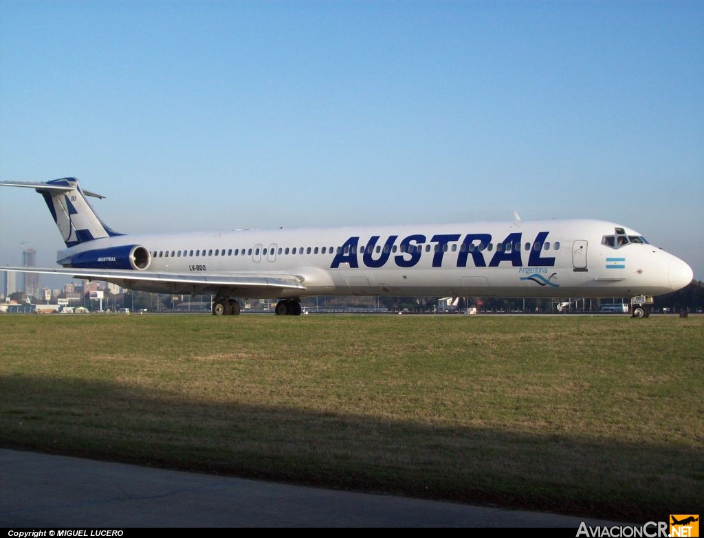 LV-BDO - McDonnell Douglas MD-83 (DC-9-83) - Austral Líneas Aéreas