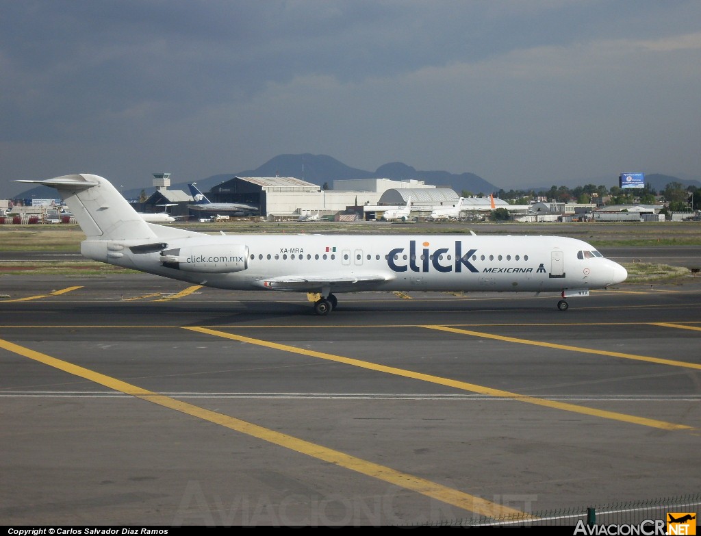 XA-MRA - Fokker 100 - Click de Mexicana