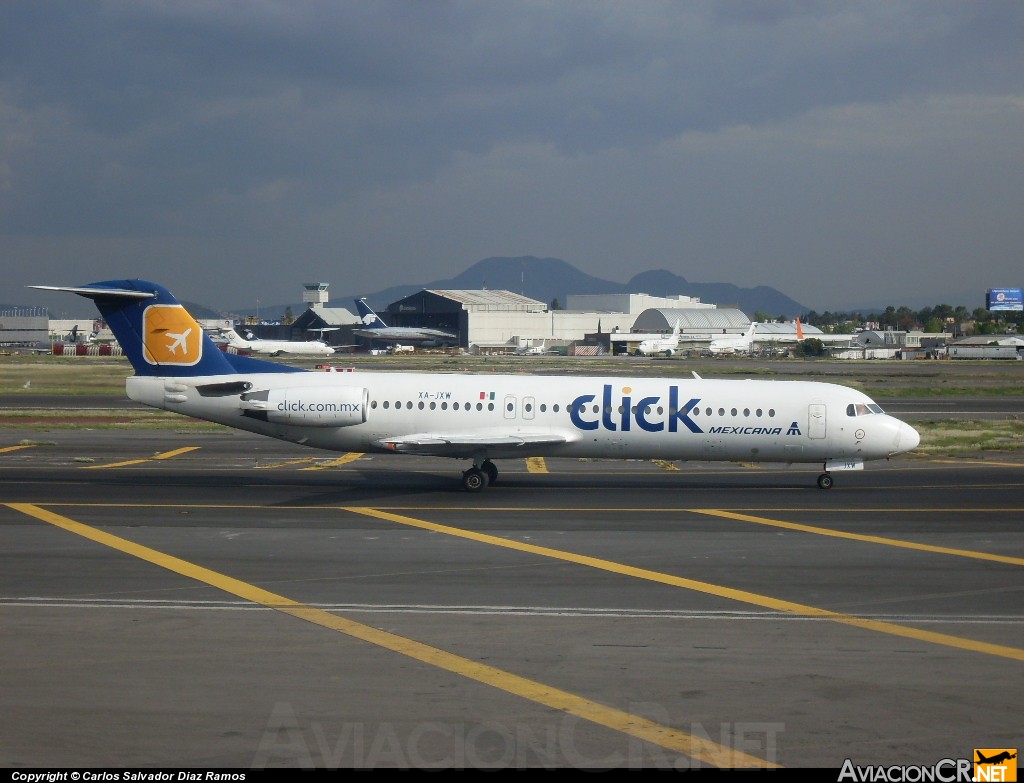 XA-JXW - Fokker 100 - Click de Mexicana