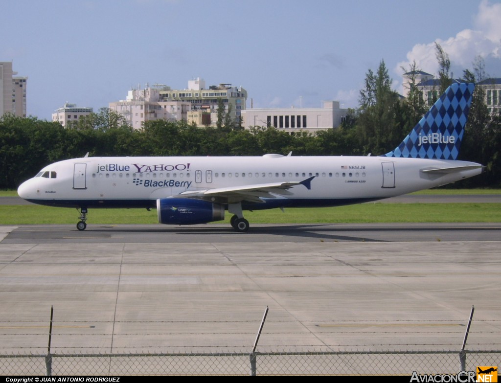 N651JB - Airbus A320-232 - Jet Blue