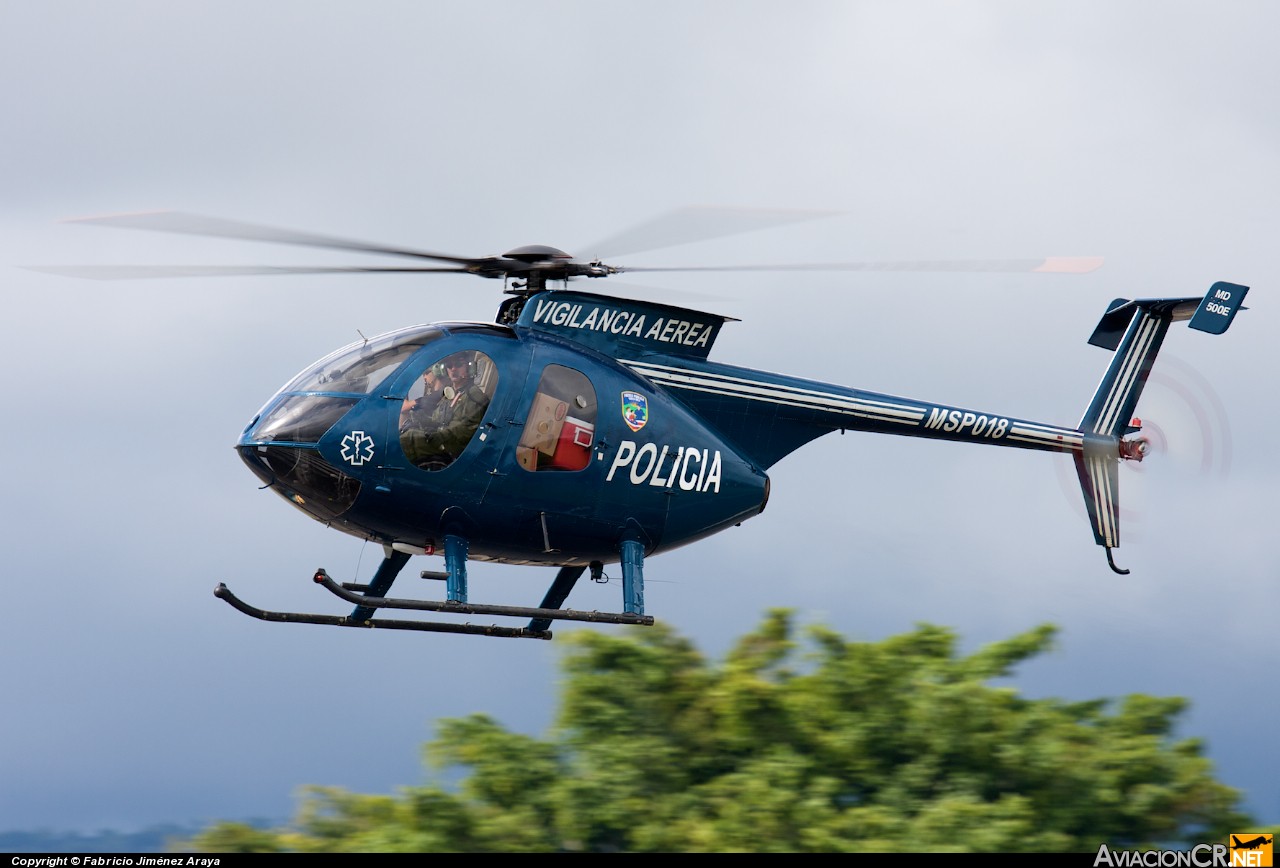 MSP018 - McDonnell Douglas MD-500E - Ministerio de Seguridad Pública - Costa Rica