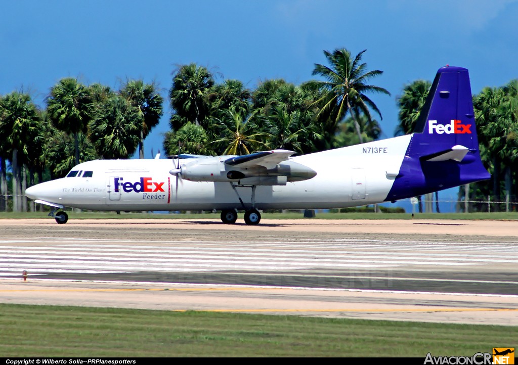 N713FE - Fokker F-27 Friendship - FedEx