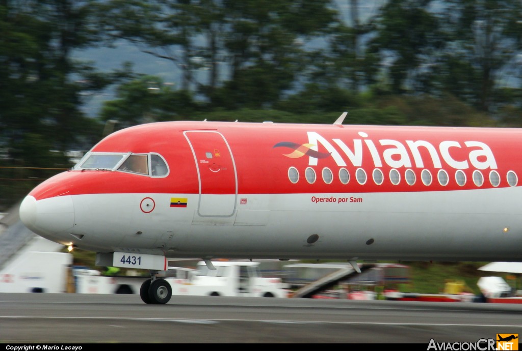 HK-4431 - Fokker 100 - Avianca Colombia