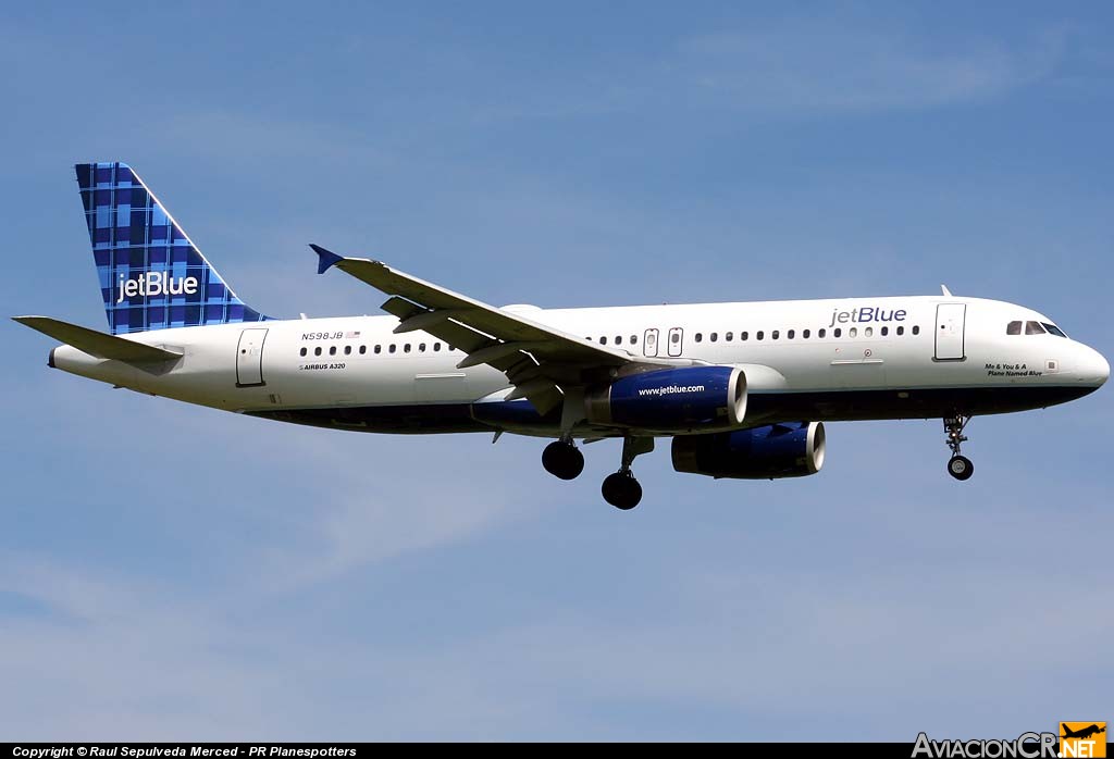 N598JB - Airbus A320-232 - Jet Blue