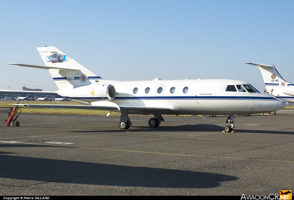CM-01 - Dassault Falcon (Mystere) 20E - Fuerza Aerea Belga